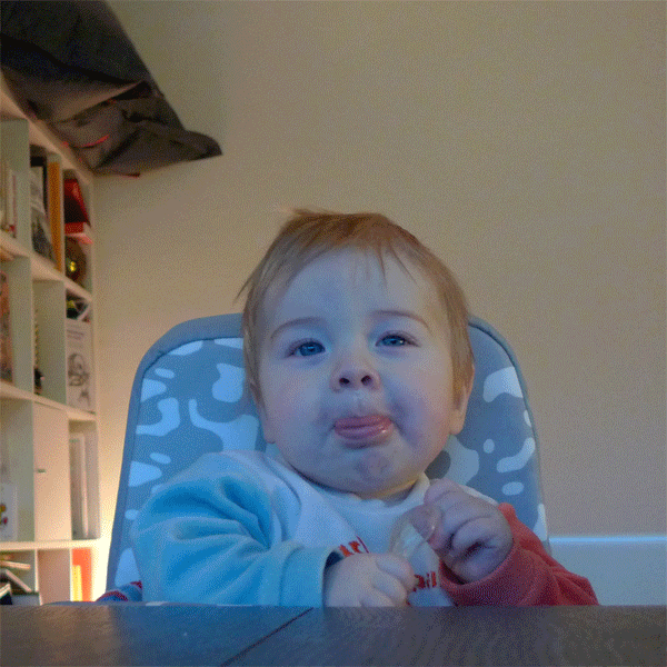 Gif animé - Basile 11 mois ♥, fév. 2012